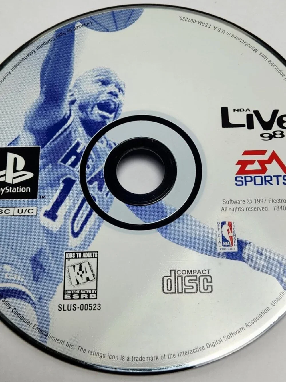 NBA Live 98, NCAA Final Four 2000, NFL GameDay 2004 PS1 CIB PlayStation 1 Bundle